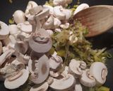 A picture of step 3 of Leek and mushroom 🍄 sauce.