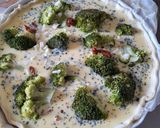 Une image de l'étape 3 de Quiche brocolis provençale.