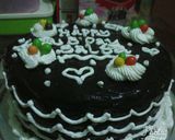 Foto langkah ke 11 dari resep B'day cake Rainbow.