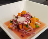 Foto del paso 5 de la receta: Ceviche de lubina para principiantes