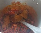 A picture of step 4 of Butter Chicken masala.
