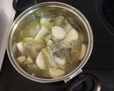 Foto del paso 4 de la receta: Alcachofas con patata al limón