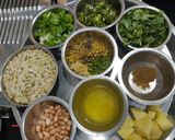 A picture of step 1 of Bajri Khichdi.