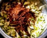 A picture of step 2 of Raw mango pickle.