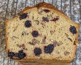 A picture of step 4 of Vegan: Blueberry, Pecan, Guinness Dark Beer Bread.