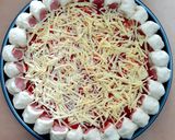 รูปขั้นตอนการทำที่ 4 ของ โฮมเมดพิซซ่าแป้งหนานุ่มขอบไส้กรอก (Homemade Pizza)