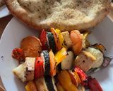 A picture of step 3 of Tofu & Veggie Skewers.