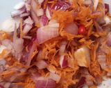 অনিয়ন উত্তপম উইথ ওনিয়ন টমাটো চাটনি (oinon uttapam with onion tomato chutney recipe in Bengali) রেসিপি ধাপ - 2 ছবি