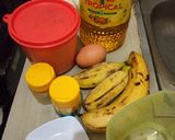 Foto langkah ke 1 dari resep Bolu pisang panggang 1 telur.