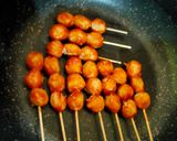 Foto langkah ke 3 dari resep Bakso bakar praktis.