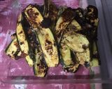 Une image de l'étape 8 de Courgettes marinées grillées panure au parmesan.