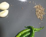 A picture of step 2 of Palak Paneer.