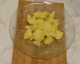 A picture of step 1 of Sabudana Tikki.