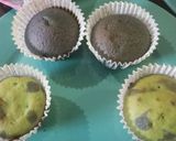 Foto del paso 4 de la receta: Cupcakes de colores monstruosos de vainilla