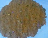 A picture of step 4 of Ragi masala roti.