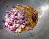A picture of step 3 of Bathua bhujia.