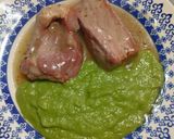 Foto del paso 7 de la receta: Bife grueso de cerdo (jamón) con salsa/puré de apio