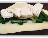 Foto del paso 5 de la receta Croissants de espinacas, queso de cabra y cebolla caramelizada