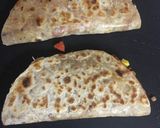 A picture of step 5 of Left over Roti tacos.
