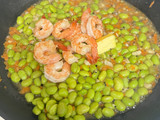 蒜香毛豆炒蝦仁