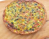Une image de l'étape 5 de Tarte au vert de poireaux /bacon.