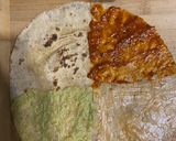 A picture of step 7 of Wrap & kebab from leftover bhaji.