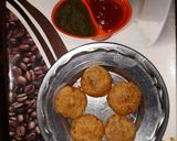 A picture of step 3 of Scramble bread pakodi.