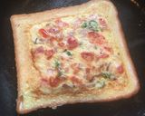 A picture of step 8 of Cheesy Egg Toast.