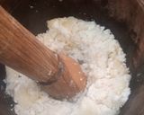 A picture of step 2 of Pounded Yam and Egusi Soup.