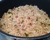 A picture of step 8 of Saboodanyachi Khichadi.