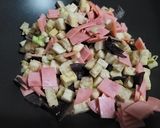 干貝芋頭彩虹炒飯的食譜步驟3照片