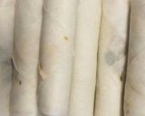 A picture of step 3 of Qeema roll.