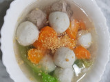 Resep sop bakso ikan
