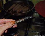 A picture of step 9 of Spicy pan fried kebab.