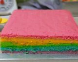 Foto langkah ke 7 dari resep Rainbow cake.