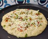 A picture of step 4 of Instant healthy breakfast uttapam.