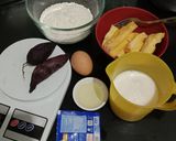 Foto langkah ke 1 dari resep Dadar gulung ubi ungu.