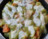 Foto del paso 5 de la receta: Guatila/yota/cidra con salsa de puerro🥧 y queso🧀🌿🥬🌰