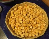 Une image de l'étape 8 de Tarte pommes, caramel, orange et fruits secs (pâte brisée aux fruits secs).
