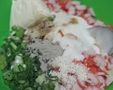 Foto langkah ke 2 dari resep Crab Rangoon / Pangsit Cheesy Crab.