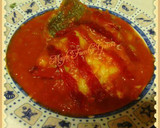 Foto del paso 5 de la receta: Bacalao con tomate y piquillos caramelizados
