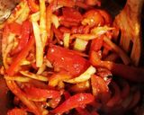 Lecsós penne recept fázis 3 fotója