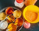 A picture of step 1 of Masoor dal pakore Bihari style 😋😋.
