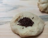 Foto langkah ke 6 dari resep ROTI SOBEK Autolisis isi coklat.