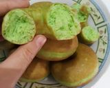 Foto langkah ke 4 dari resep Donat pandan 1x profing lembut.