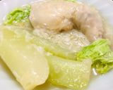 A picture of step 8 of Chicken Tinola Soup with Misua.