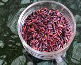 A picture of step 1 of Black Rice Kheer.