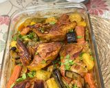 صورة لخطوة 5 من وصفة صينية الدجاج بالخضار🍽🍅🍆🥕