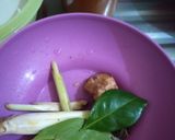 Foto langkah ke 2 dari resep Gulai Nanas plus Telur dan Tahu.