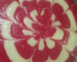 A picture of step 5 of Egg less Zebra Cake.